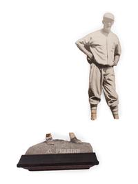 A Group of 13 Uncommon 1930 Philadelphia Athletics Baseball Wood Cut Stand Up Displays Including Jimmie Foxx and Mickey Cochrane,