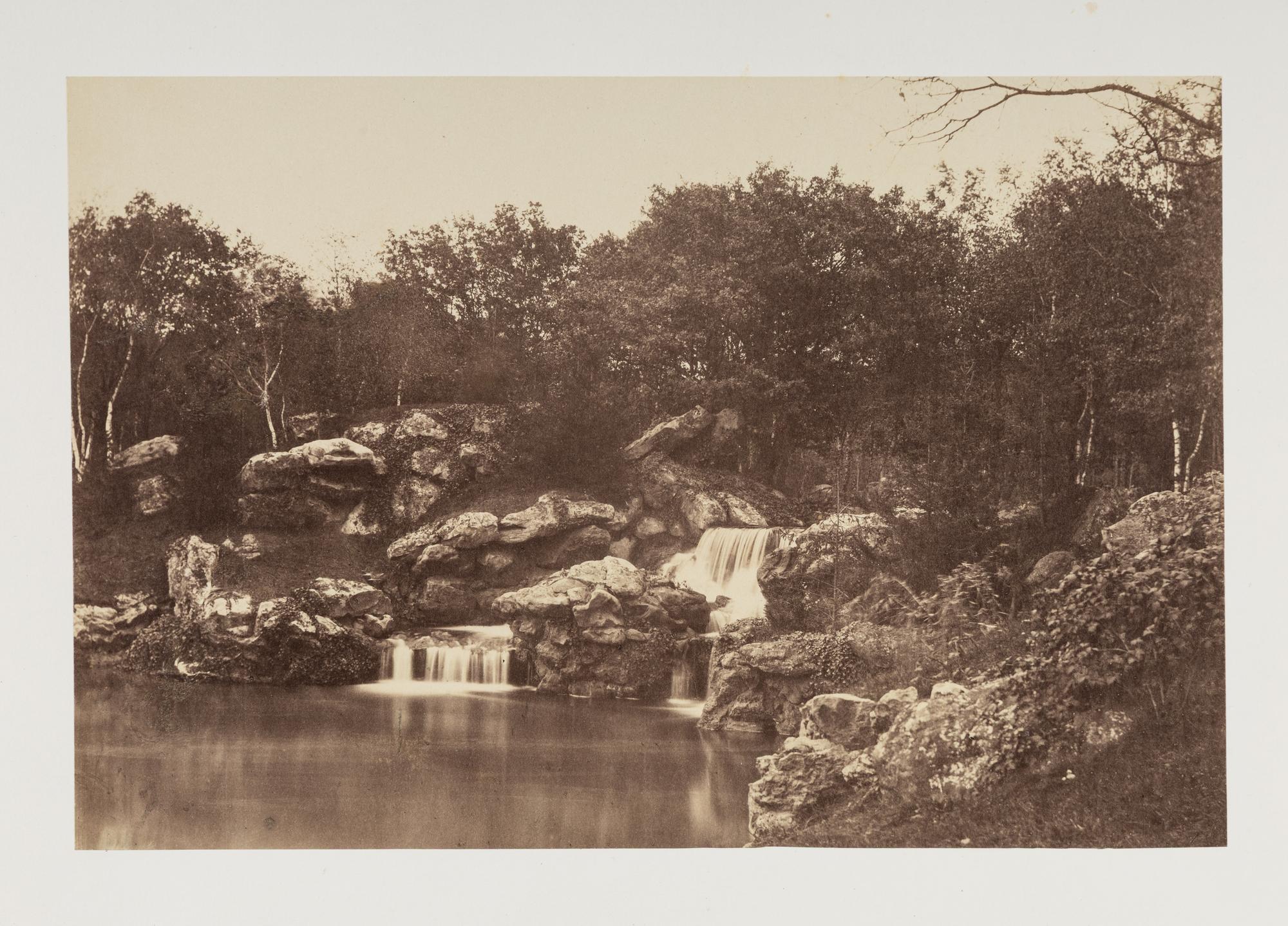 MARVILLE, Charles (French, 1813–1879), photog. 2 works from Album du Bois de Boulogne, 1858-1860.