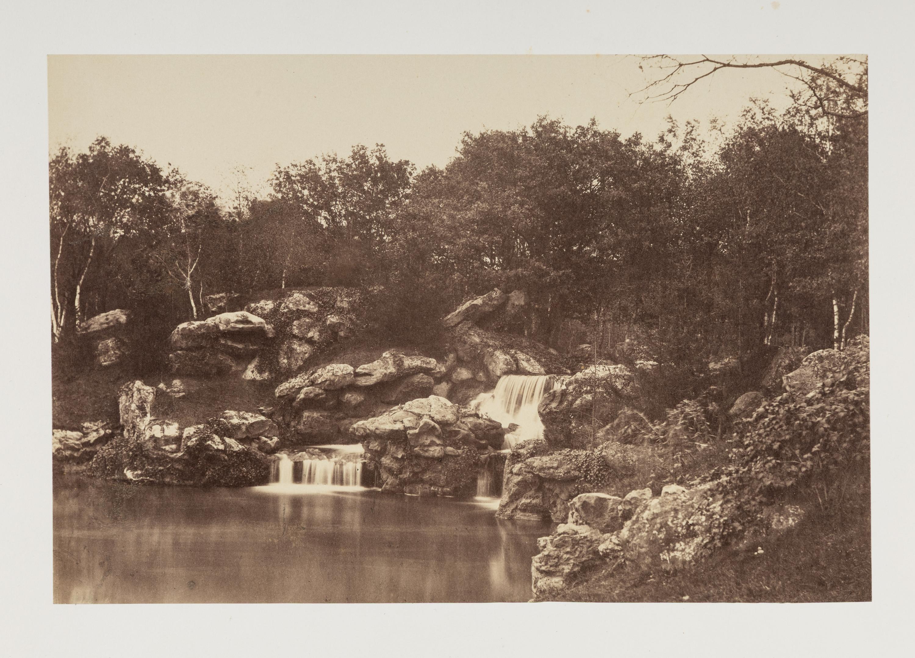 MARVILLE, Charles (French, 1813–1879), photog. 2 works from Album du Bois de Boulogne, 1858-1860.