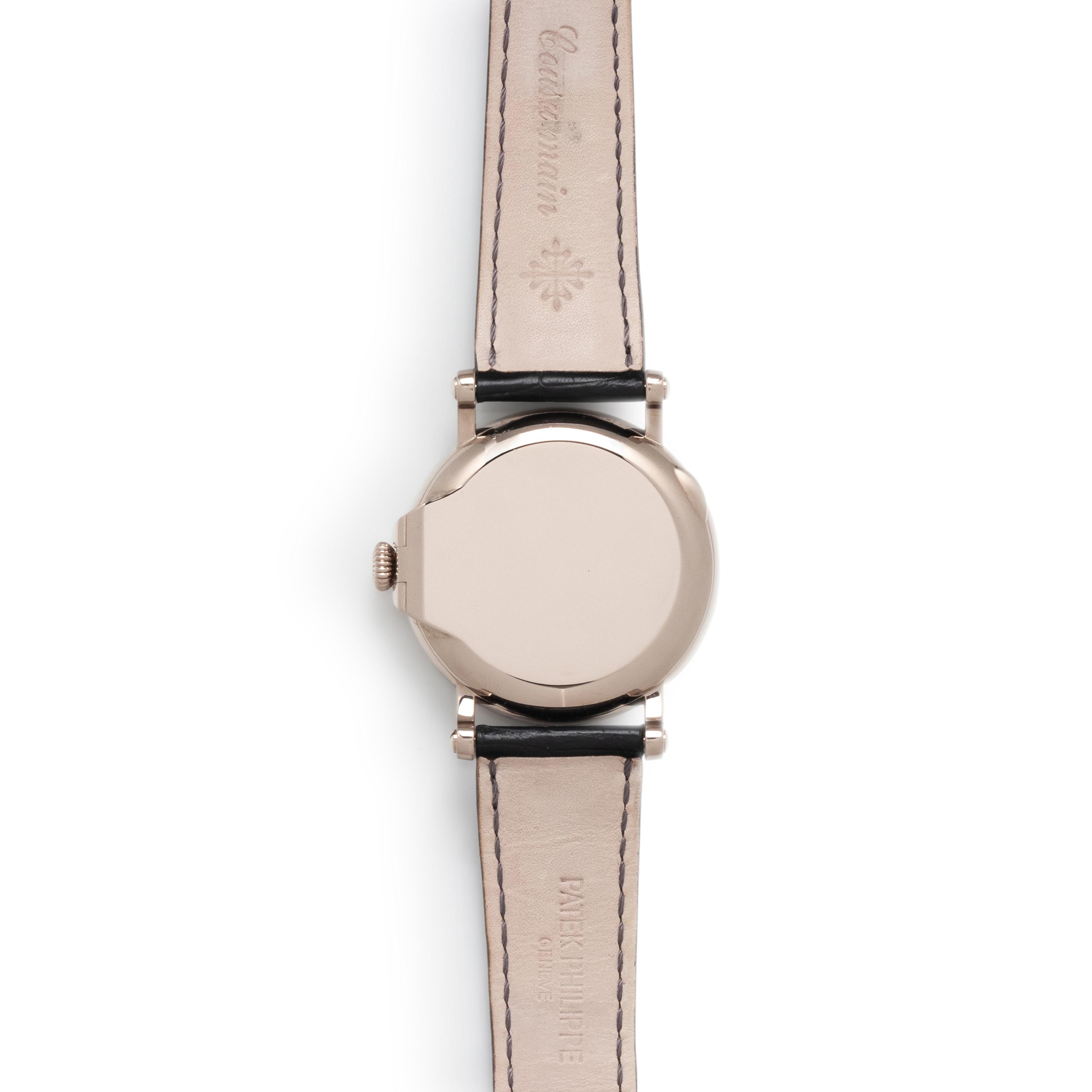 PATEK PHILIPPE, REF. 5153G 18K WHITE GOLD 'CALATRAVA' WATCH