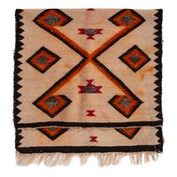 Hopi Pottery Jar and Navajo Regional Weaving / Rug