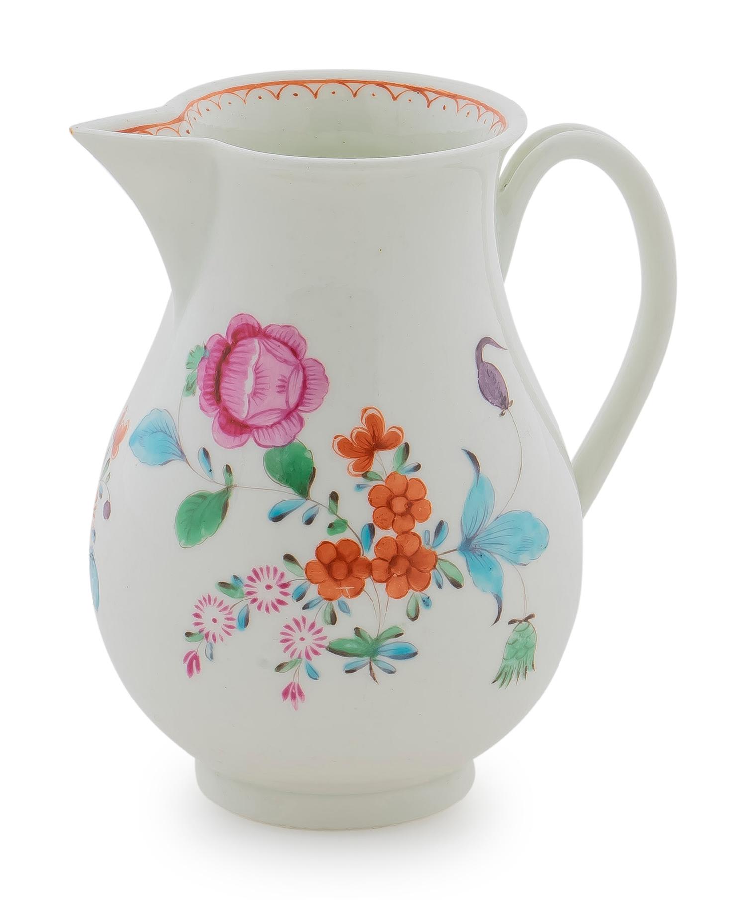 A Bow Porcelain Sparrow Beak Creamer — C. 1760