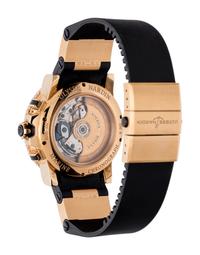 ULYSSE NARDIN, 18K PINK GOLD REF. 8006 'MAXI MARINE DIVER' CHRONOGRAPH WRISTWATCH