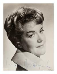 [20TH-CENTURY OPERA SINGERS]. A group of 6 signed photographs or photographic postcards of opera singers from the 1950s-1960s, comprising images of:
