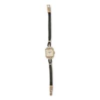 Movado, 14K White Gold and Diamond Watch