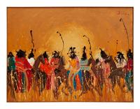 Warriors in the Late Day Sun