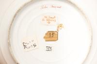 A Sèvres Style Porcelain Cabinet Plate