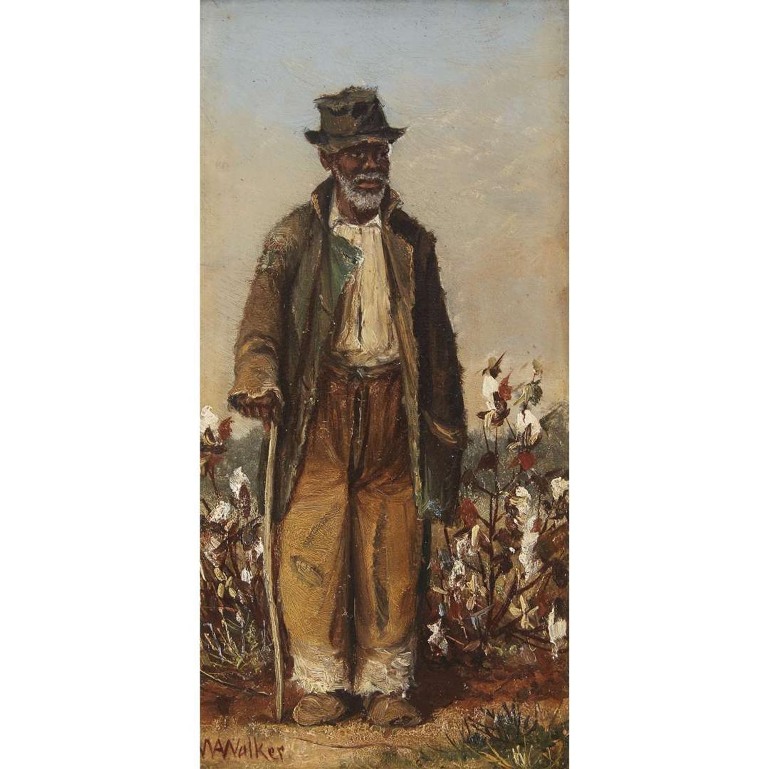 William Aiken Walker (1838-1921) Older man with walking stick