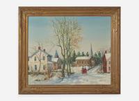 Walter Emerson Baum (American, 1884-1956) - Village Church