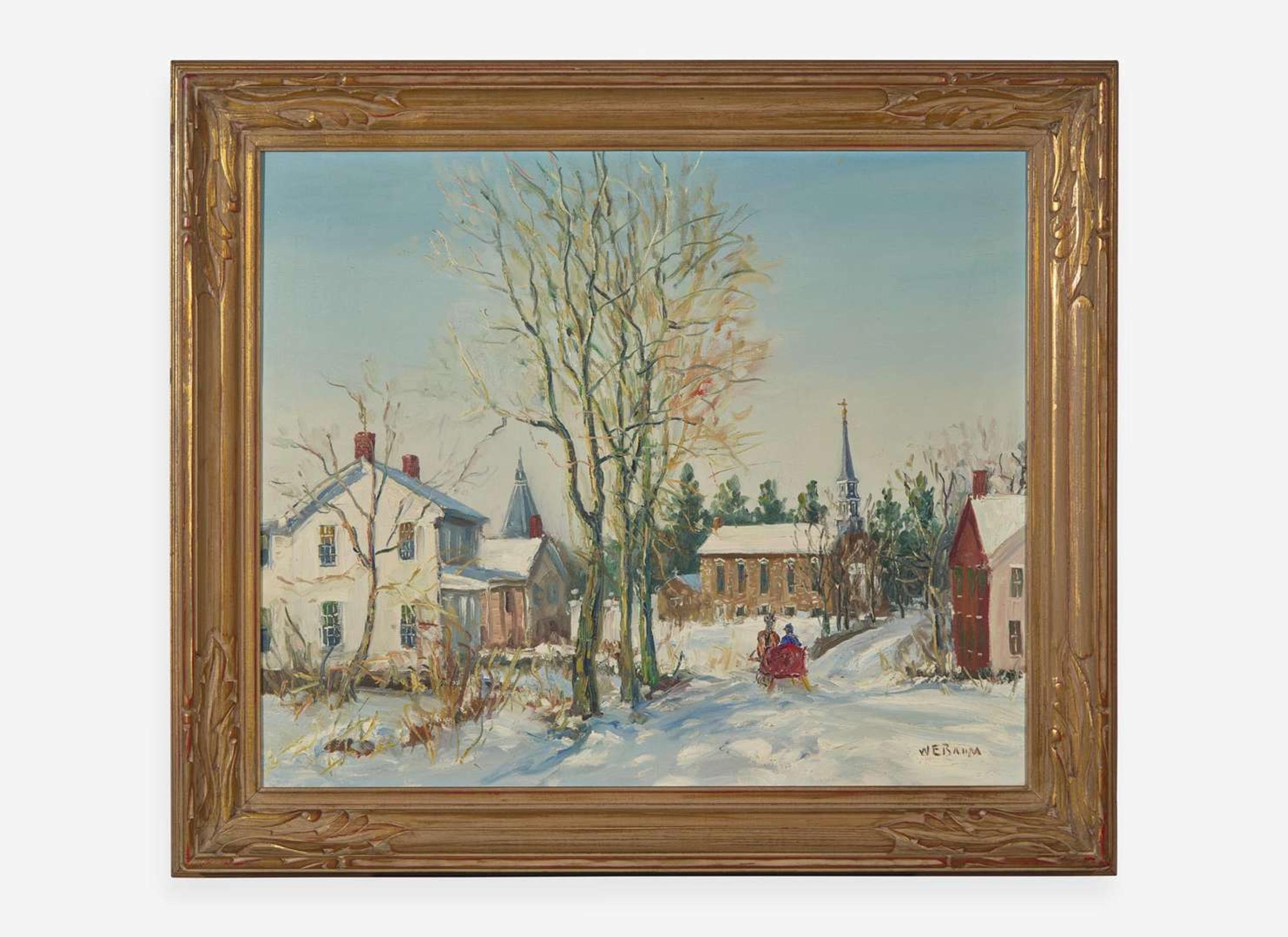Walter Emerson Baum (American, 1884-1956) - Village Church