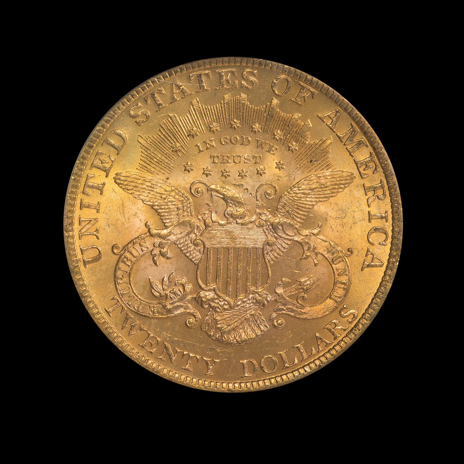 A United States 1897 Liberty Head $20 Gold Coin