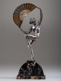 Femme a l'eventail Sculpture