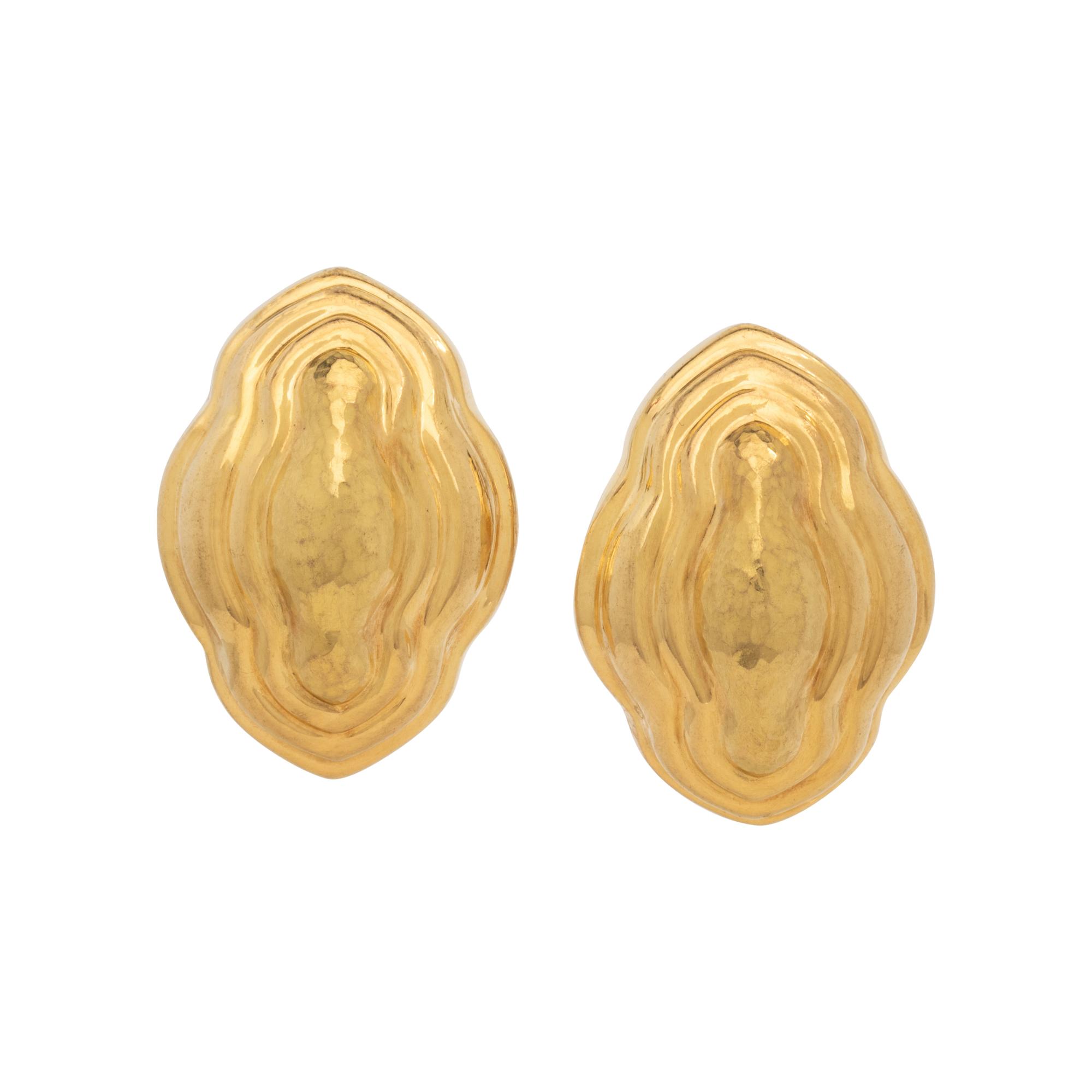 YELLOW GOLD EARRINGS
