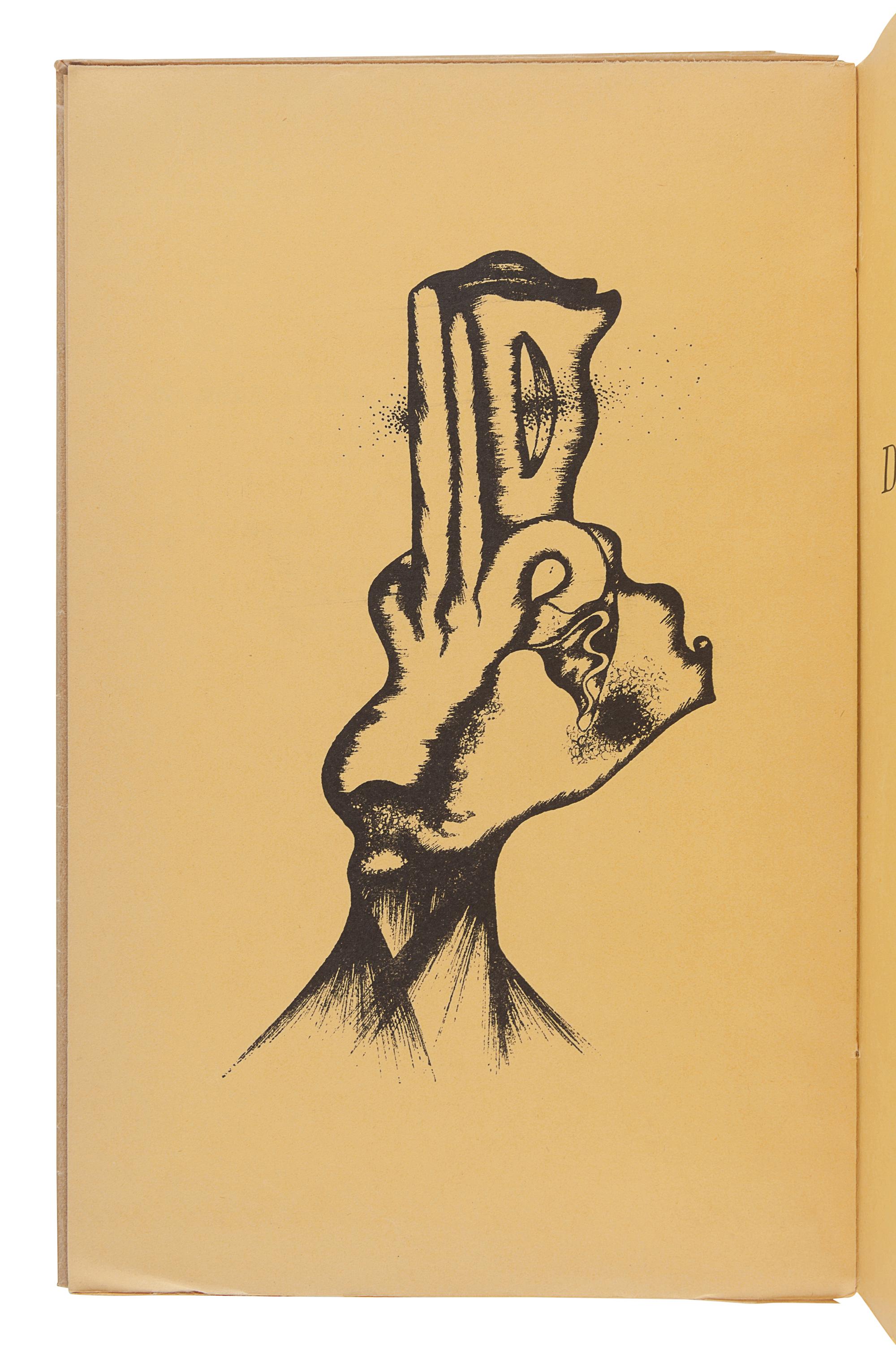 TANGUY, Yves (1900-1955); ROSEY, Guy (1896-1981). Drapeau nègre. tout un poème. Paris: Éditions Surréalistes, 1933.
