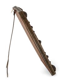A Continental Enameled Metal Plaque