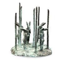 Sophie Ryder (British, b. 1963) — Lady Hares in a Forest, 1998