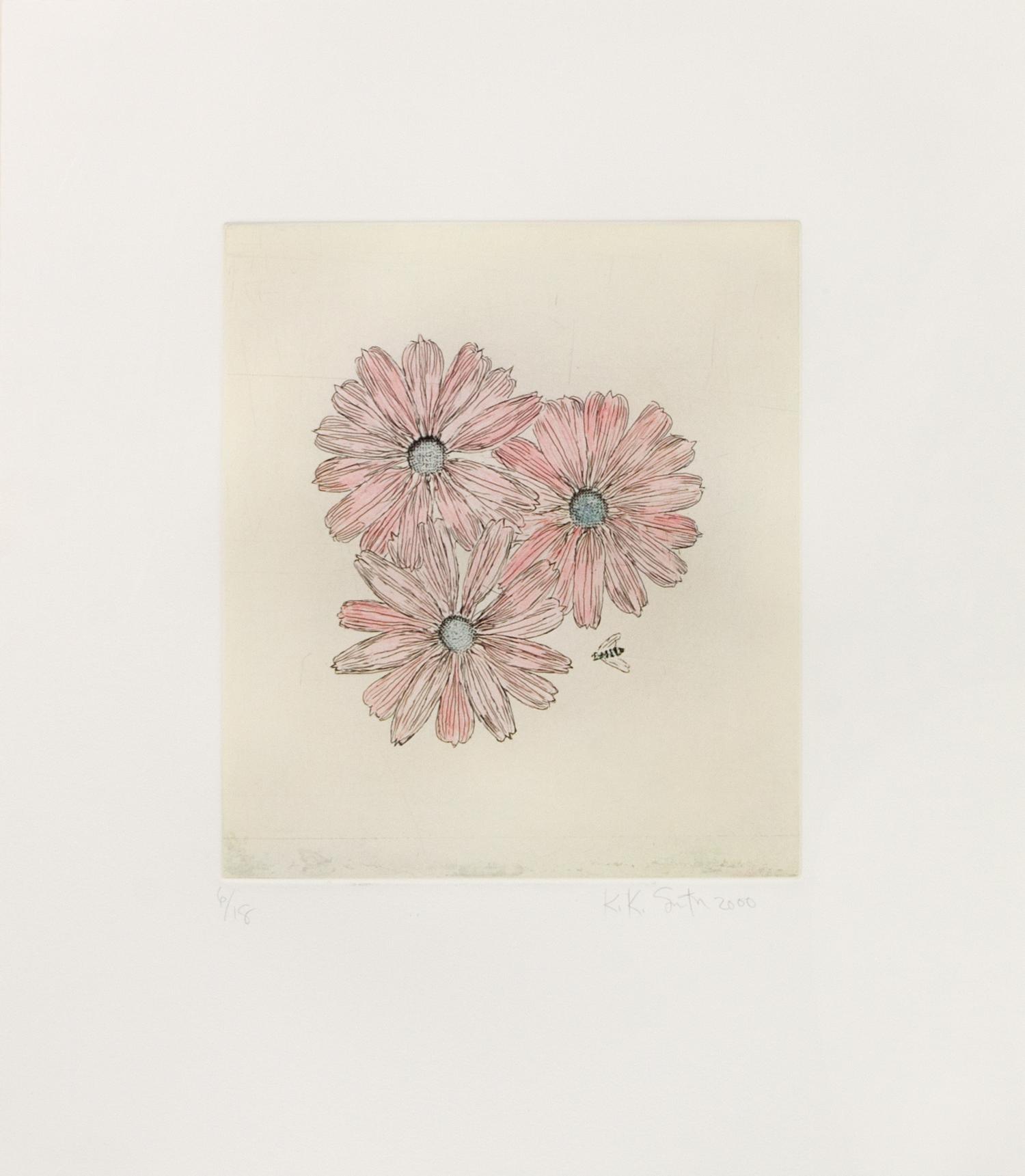 Flower with Bee (the complete portfolio of 6)