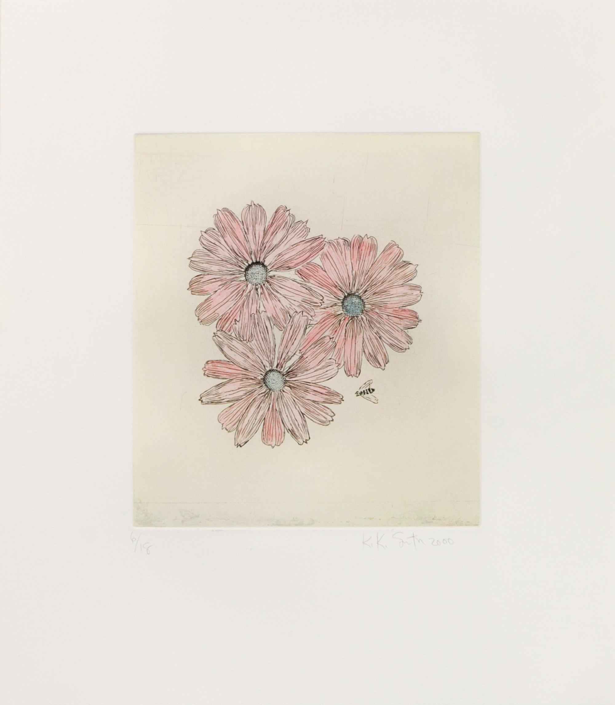 Flower with Bee (the complete portfolio of 6)