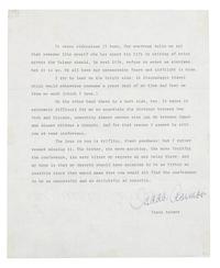 [ASIMOV, Isaac (1920-1992).] 2 autograph letters signed and one document signed by Asimov, comprising: