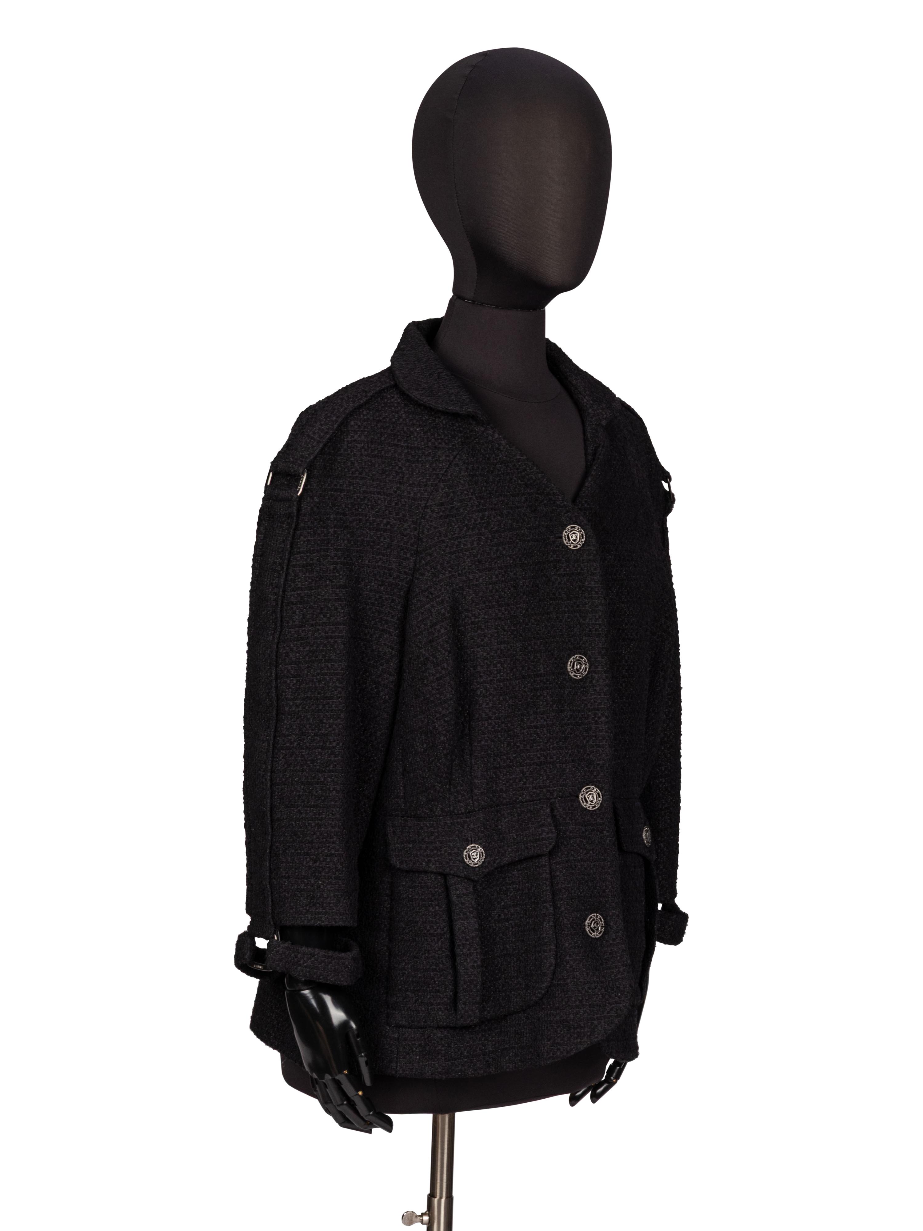 Chanel, Black Tweed Jacket