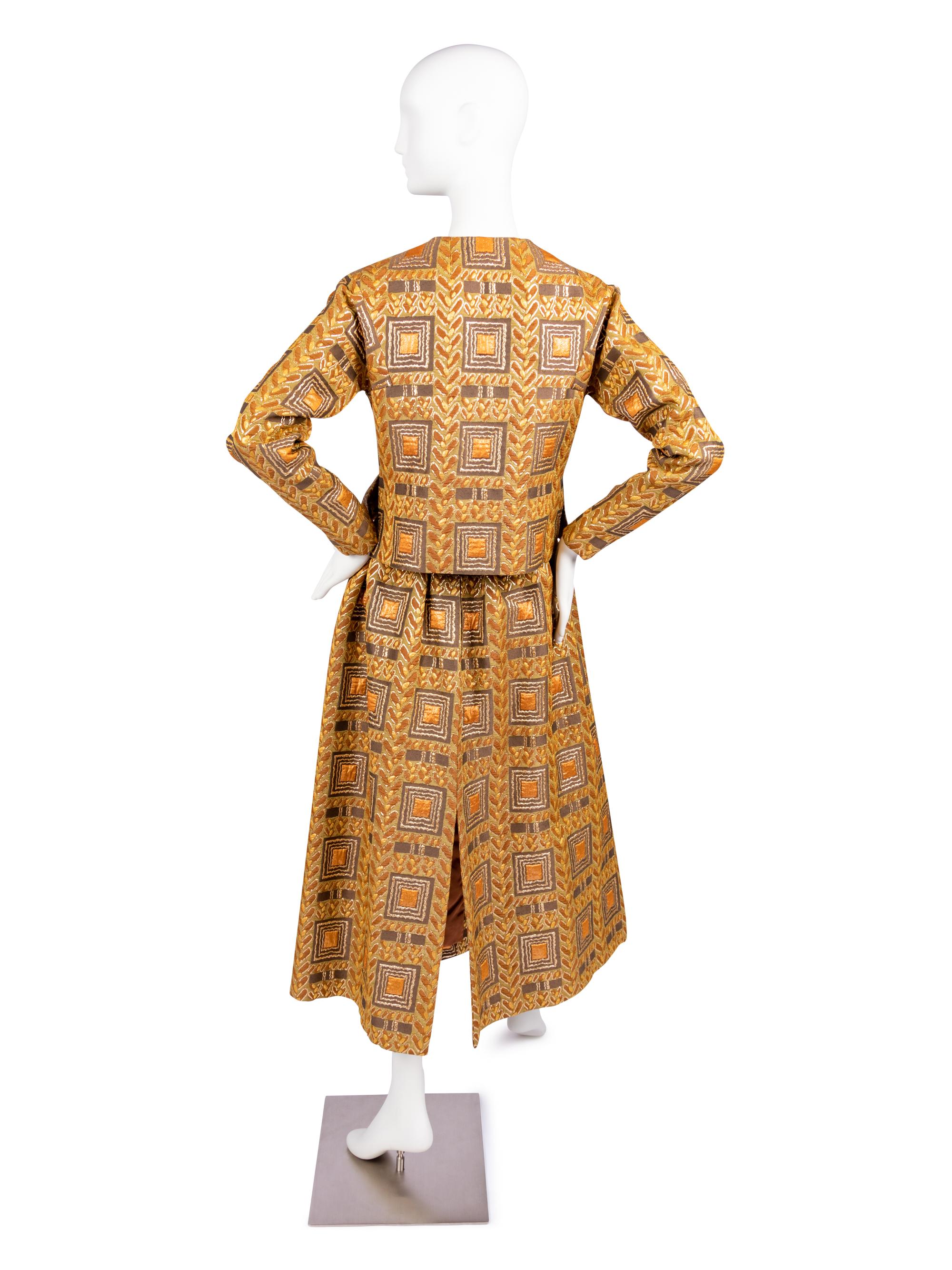 Lanvin Demi-Couture Two-Piece Ensemble, c. 1968