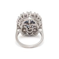 SAPPHIRE AND DIAMOND CONVERTIBLE RING PENDANT