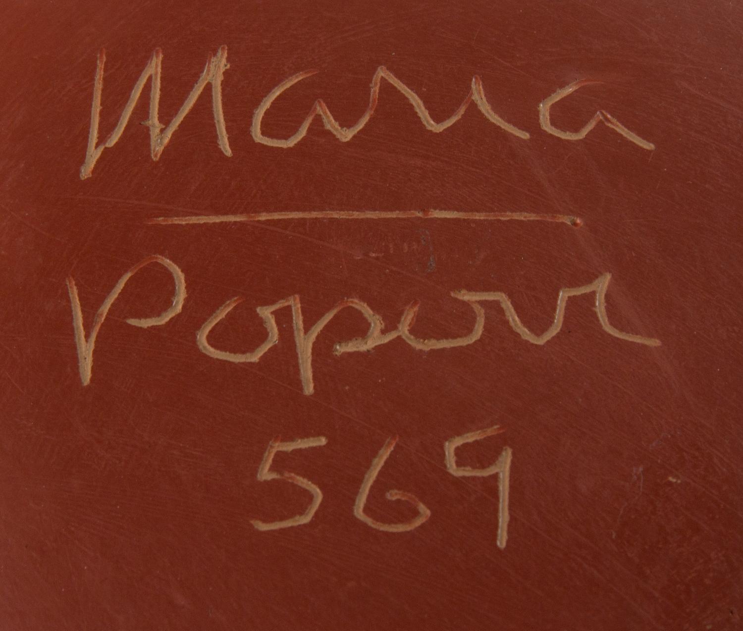 Redware Plate, with Repeating Feathers, May 1969