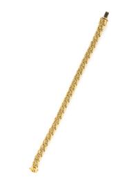 TWO YELLOW GOLD BRACELETS