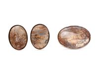 A Silver and Rutilated Quartz Demi-Parure, Georgina Ward,