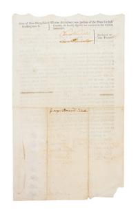 (NEW HAMPSHIRE) Partially printed document, indenture re: 8-yr old apprentice. Portsmouth, NH, 1794
