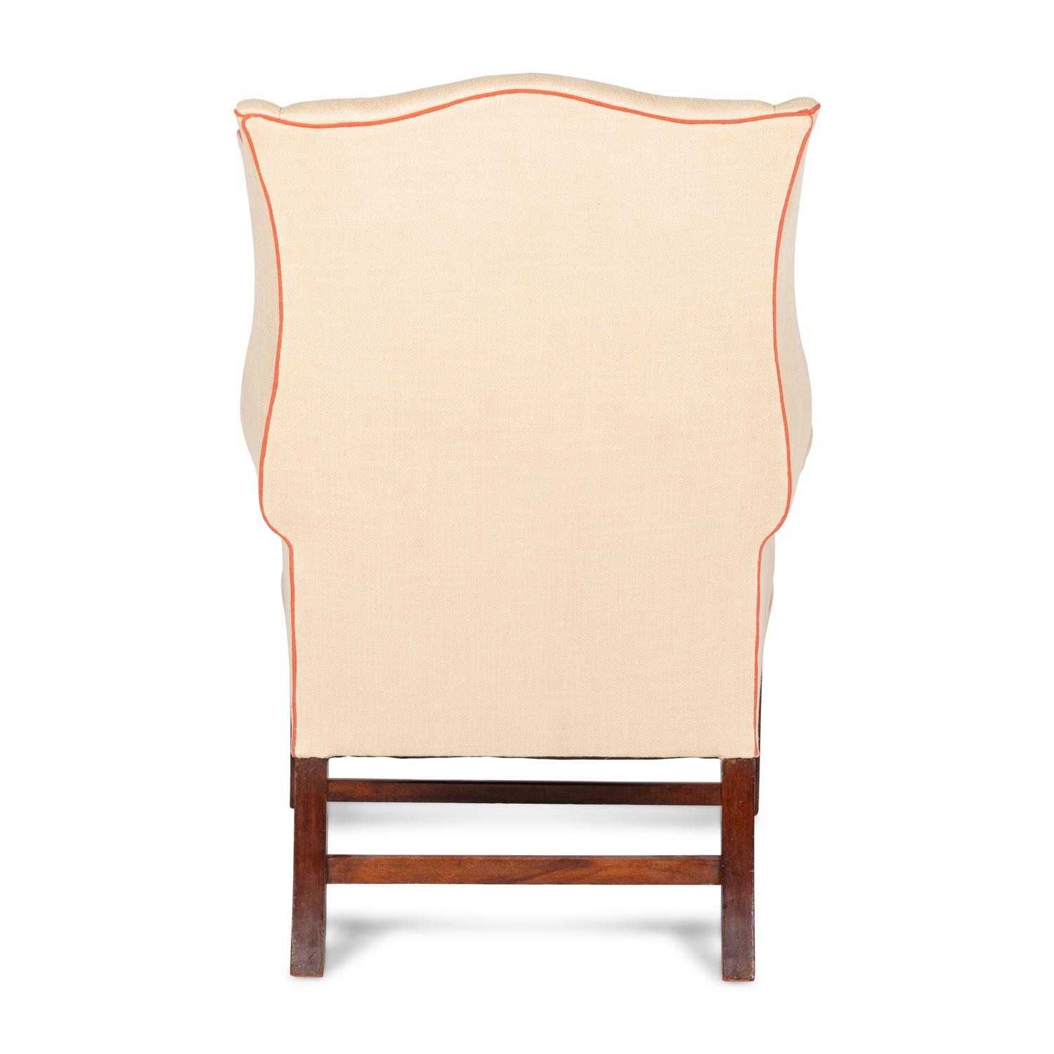 A Georgian Style Wingback Chair