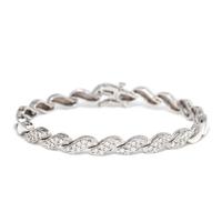 WHITE GOLD AND DIAMOND BRACELET