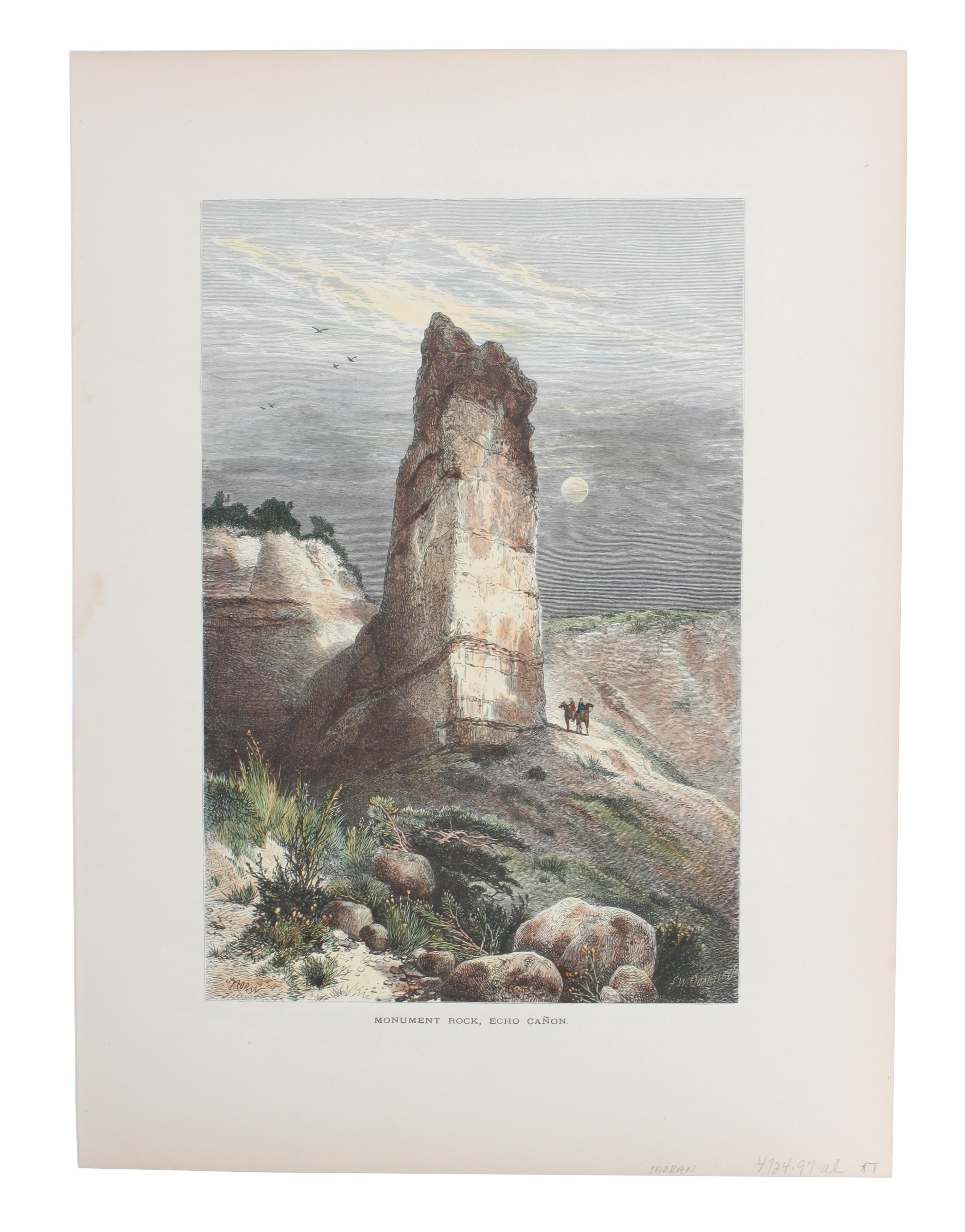 Moran, Thomas after, Height 10 x width 8 inches (largest) — LATE 19TH CENTURY