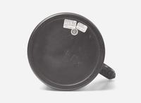 A Very Large Wedgwood Black Basalt Tankard with Silver Rim, UK, 1770s