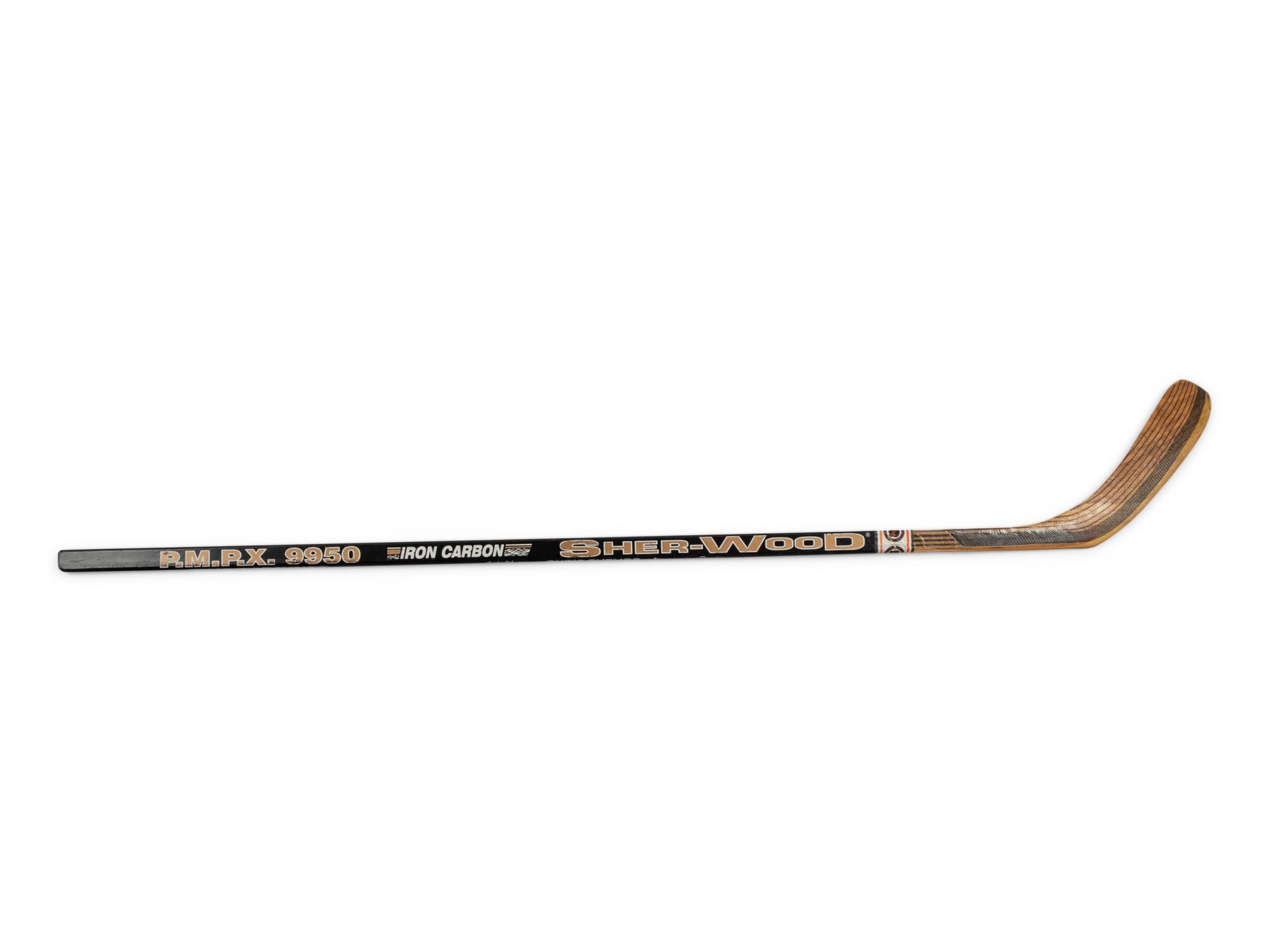 A Chris Chelios Signed Autograph Game Used / Issued Hockey Stick
