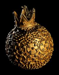 A Greco-Roman Gold Pomegranate