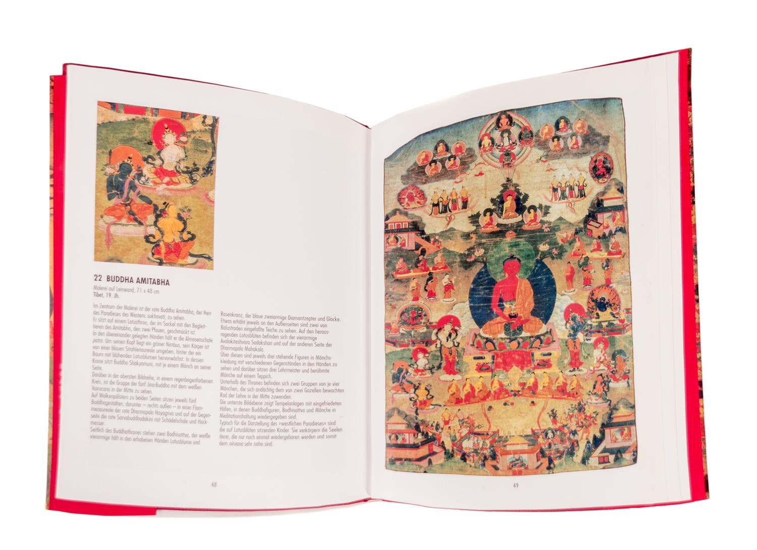 A Tibetan Thangka of Buddha Amitabha — 19TH CENTURY