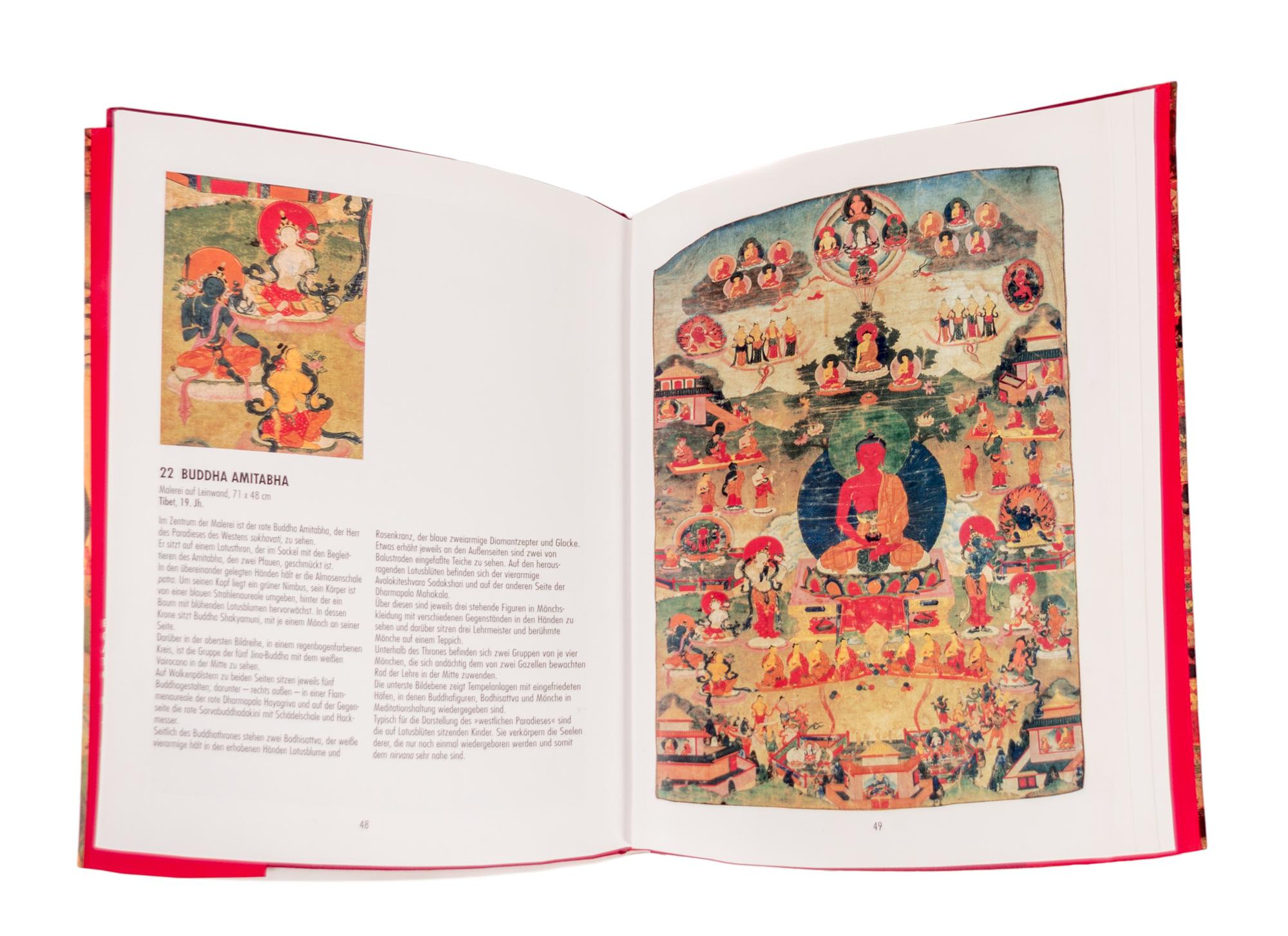 A Tibetan Thangka of Buddha Amitabha — 19TH CENTURY