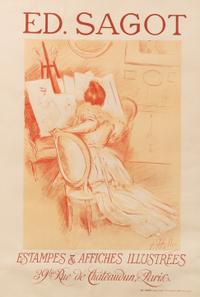 Paul César Helleu, (French, 1859-1927), Ed. Sagot, Estampes et Affiches Illustrées, 1900