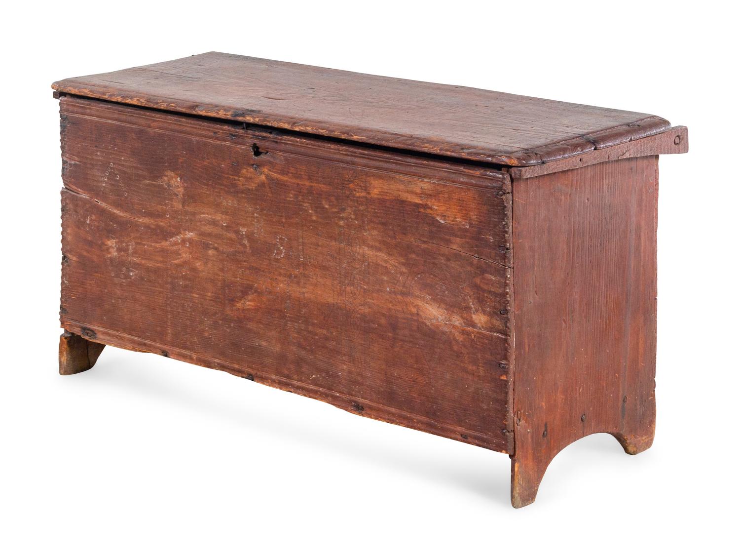 An American Pine Blanket Chest