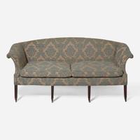 A George III mahogany sofa late 18th century