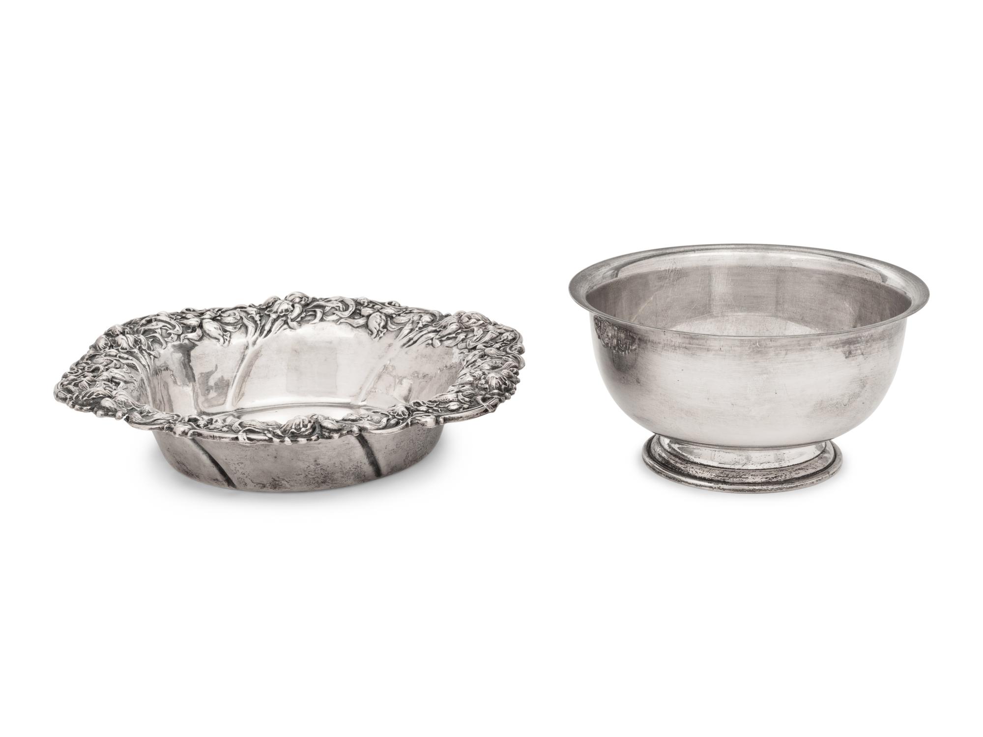 Two American Silver Bowls