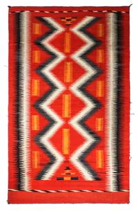 A Navajo Transitional Weaving 50 x 72 inches. — CIRCA 1890