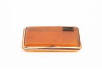 An English 9 Karat Gold Mounted Cigarette Case