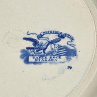 A Group of Four Staffordshire Historical Blue Plates