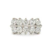 Diamond and White Gold Ring