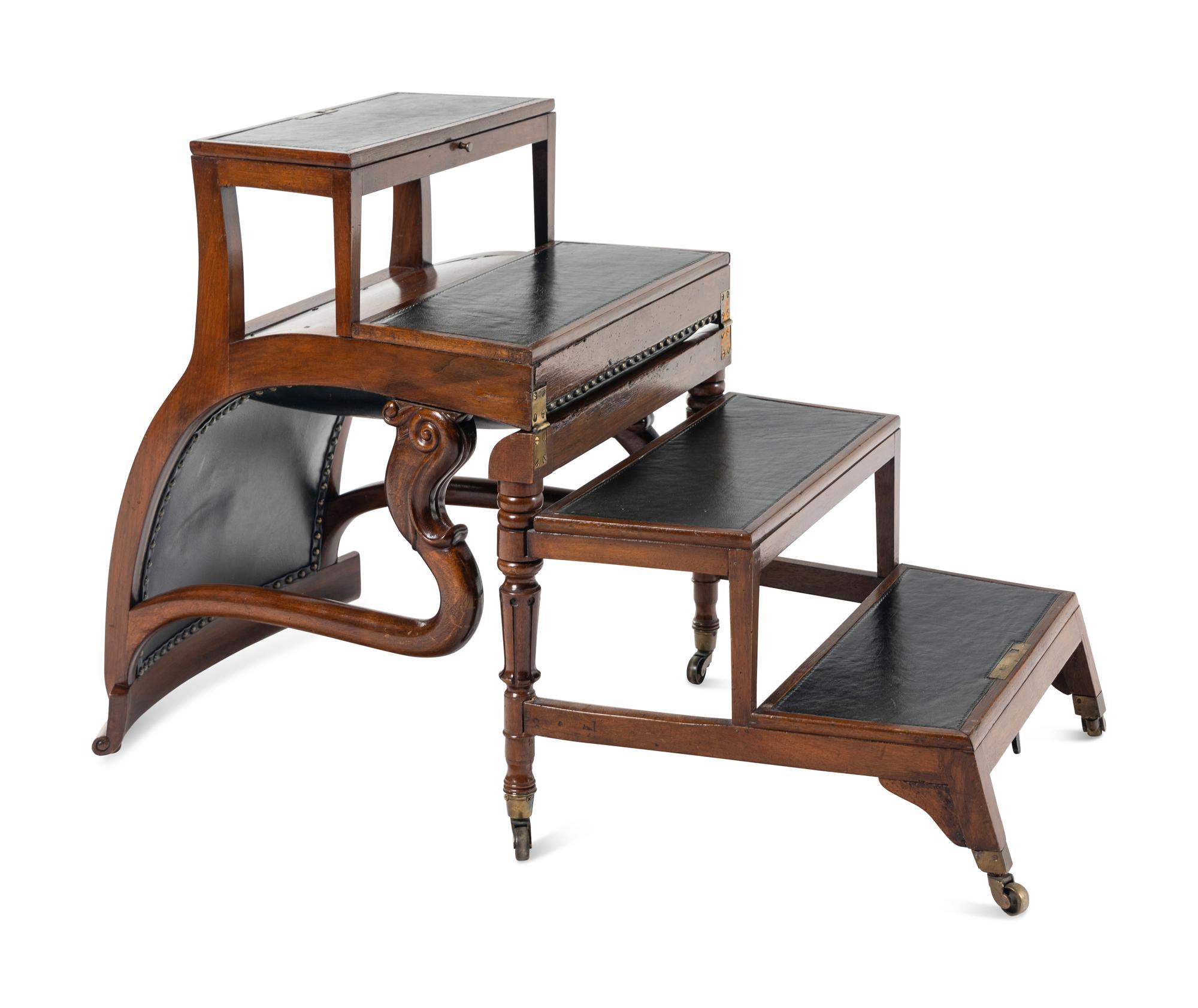 A William IV Mahogany Metamorphic Chair