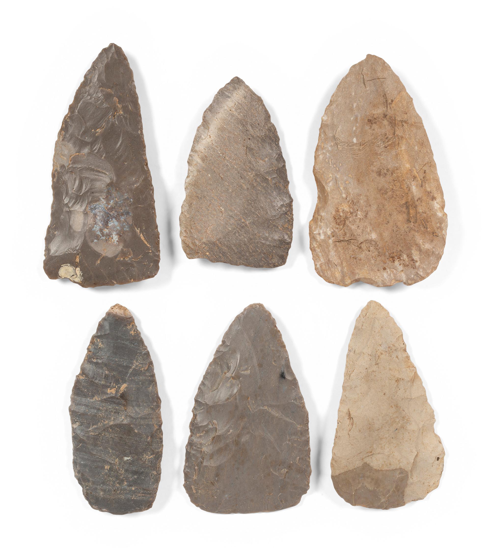 A Group of Smaller Adena Leaf-shaped Blades