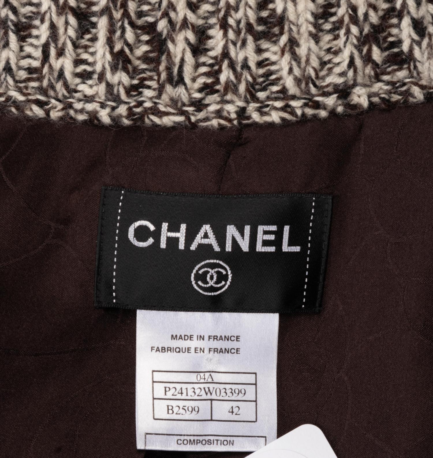 Chanel Tweed Zippered Coat, Fall 2004