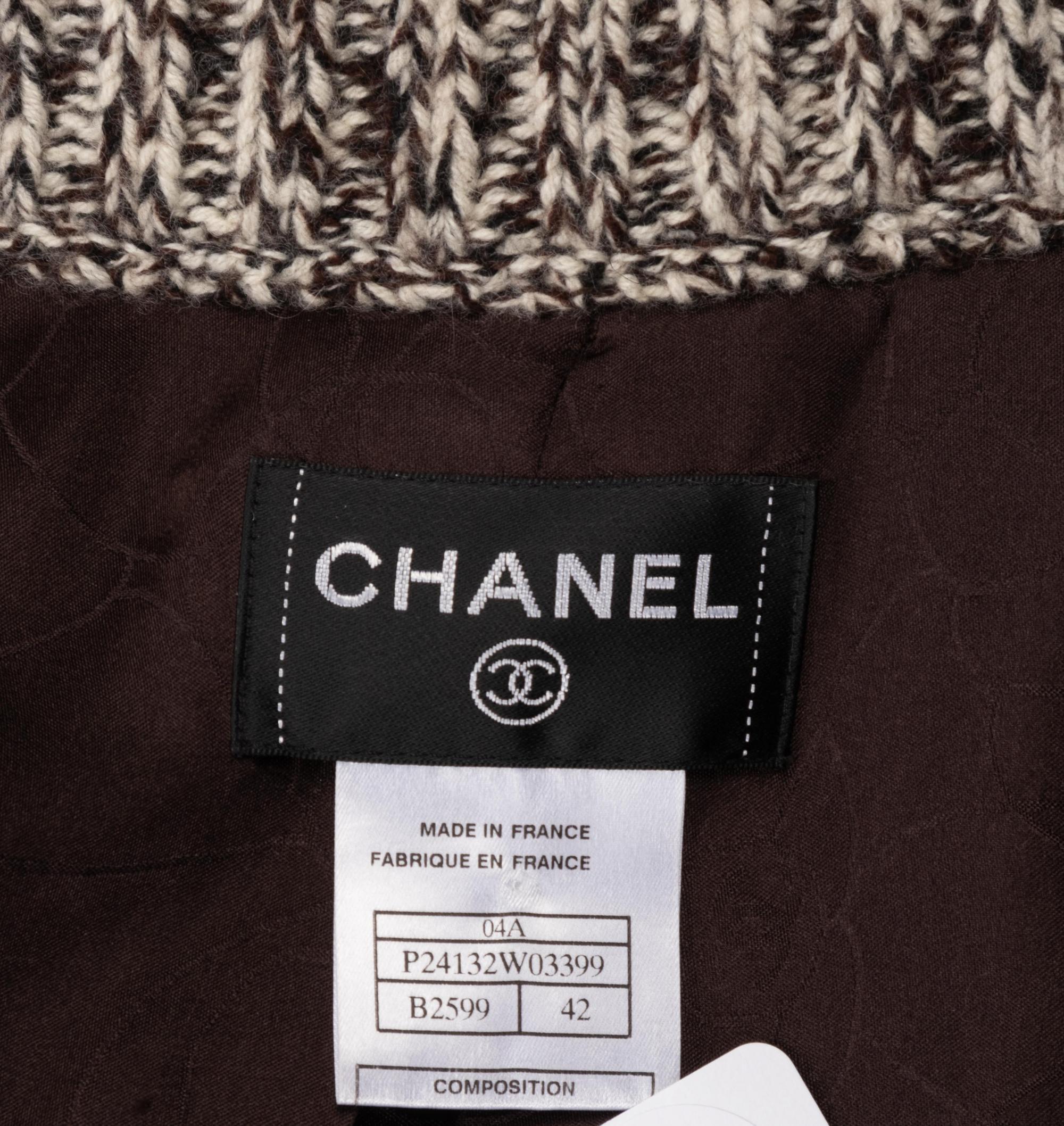 Chanel Tweed Zippered Coat, Fall 2004
